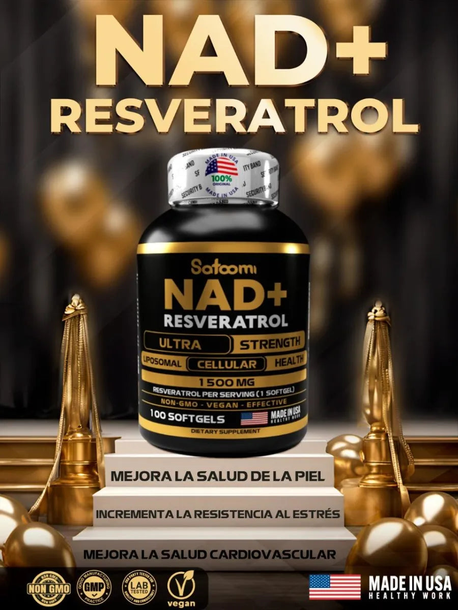 Suplemento Nad + Resveratrol 1500 Mg