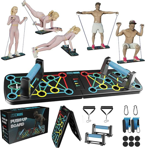 Tabla Push Up con Bandas Fitness